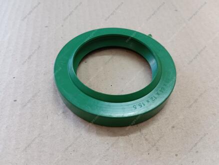 Сальник КПП ЗИЛ, ГАЗ, ПАЗ правого вращения ЗЕЛЕНЫЙ (58х84х12/15,5, резина NBR) DETALKA 309837