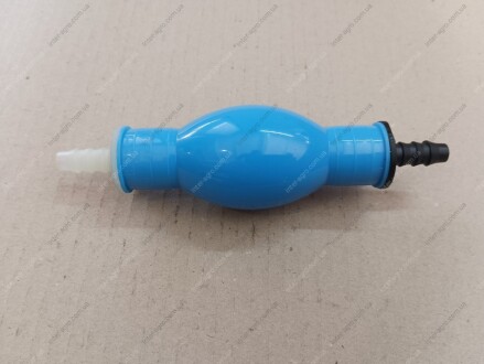 Груша подкачки топлива 10 мм СИЛИКОНОВАЯ (вход прямой/выход прямой) DETALKA 5320-3916010