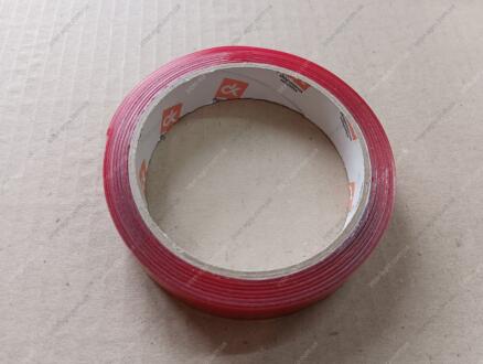 Скотч двосторонній 18х2м (ДК) Дорожня карта DK-18red