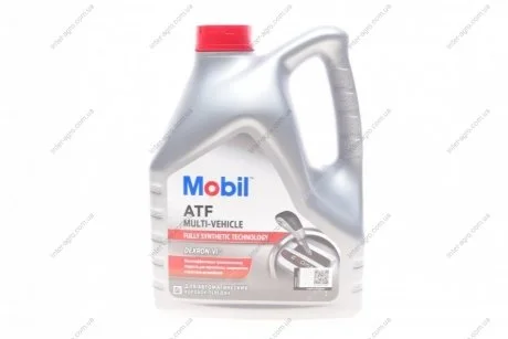 Олива трансміс. Mobil ATF Multi-Vehicle (Каністра 4л) MOBIL 156096