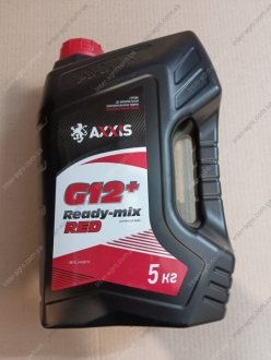 Антифриз RED G12+ Сoolant Ready-Mix -36°C <AXXIS> (красный) (Канистра 5кг)) AXXIS Польша AX-P999-G12R RDM5