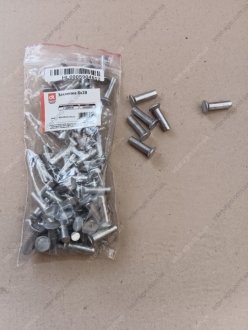 Заклепка 8х28 накладки колодки гальма ЗІЛ, КРАЗ, ІКАРУС (64шт) <ДК> Дорожня карта Г 10300-80 6х28