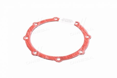 Прокладка крышки ботинка балансира КАМАЗ (паронит МБС 0,8 мм, красный)) АВТО-СОЮЗ 88 5320-2918122 (фото 1)