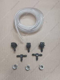 Форсунка омивача МАЗ (форсунка 3 штуки, гайки 3 штуки, трійник 2 штуки + трубка) АВТО-СОЮЗ 88 АДЮЇ 306549.001-01