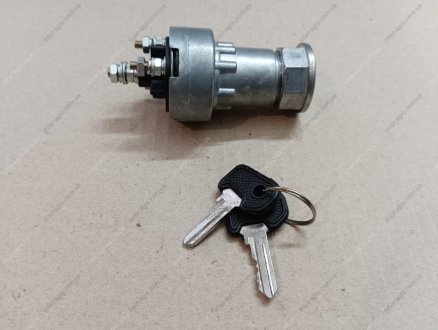 Замок запалювання ГАЗ 53, ПАЗ, УАЗ, ЛІАЗ (залізний корпус, 4 контактний) ПРЕМІУМ DETALKA 12-3704-05