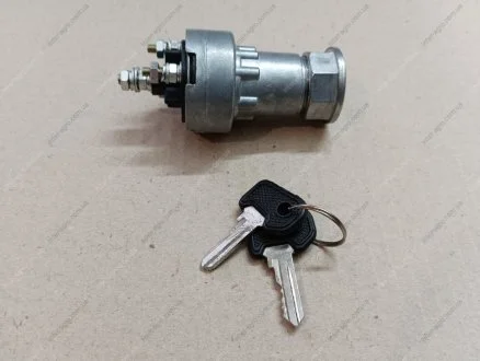 Замок запалювання ГАЗ 53, ПАЗ, УАЗ, ЛІАЗ (залізний корпус, 4 контактний) DETALKA 12-3704-05