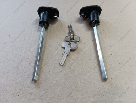 Замок дверей ГАЗ 4301, 3307 (2 замки+2 ключі, правий і лівий) (личинка) АВТО-СОЮЗ 88 4301-6105080