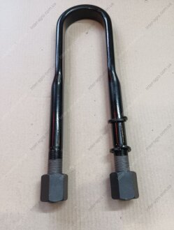 Фото 1 - стремянка рессоры задней КамАЗ М27х2,0 L = 420 в сб. SILVER RIDER 5511-2912408-10S Стремянка рессоры задней КамАЗ М27х2,0 L = 420 в сб. SILVER RIDER 5511-2912408-10S (фото 1)