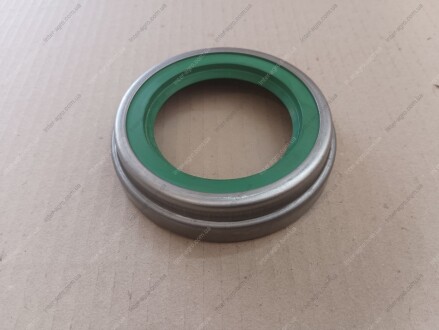 Сальник маточини передньої ГАЗ 53 з обоймою (65х90х10, зелений NBR) DETALKA 53-3103035-22