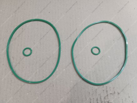 Ремкомплект фильтра масляного КАМАЗ, ГАЗ 4301 (2 наименования, ФТОРСИЛИКОН) DETALKA 740.1012000