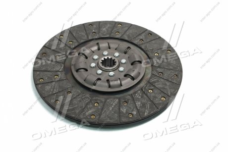 Диск сцепления ведом МТЗ 80, 82 (эллипсонавитая накладка, латунные заклепки, закрытого типа) DETALKA 70-1601130