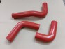 Патрубок радиатора ГАЗЕЛЬ БИЗНЕС, 2705 с дв. 4216 (красный силикон, комплект 3 шт) АВТО-СОЮЗ 88 33021-1303010 (фото 2)