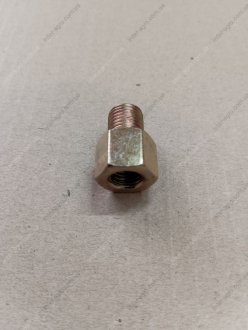 Штуцер цилиндра тормозного ГАЗЕЛЬ, ВОЛГА переходник (наруж. М12х1,25, внутр. М10х1,25) АВТО-СОЮЗ 88 24-3546012