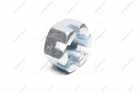 Гайка М30х1,5 пальца реактивного корончатая КАМАЗ, КРАЗ RIDER 5511-2919031-03 (фото 1)