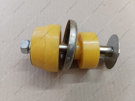 Подушка крепления кабины ГАЗ 3307, 3309, 4301 передняя в сборе (8 наимен., полиуретан) DETALKA 4301-5001084/85