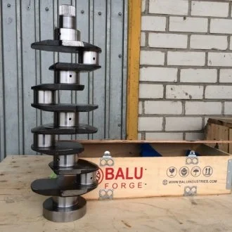 Вал колінчастий кований В41243421Т (двигун Д 3900, Perkins) (погрузчик Balkancar) (ТМ Вalu) BALU В41243421Т, GM11011