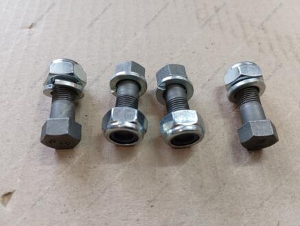 Ремкомплект крепления передачи карданной ГАЗЕЛЬ, ВОЛГА, УАЗ ТЕФЛОН (4 шт, гайка самоконтр., прочность 10.9) DETALKA 2217-2200800-01