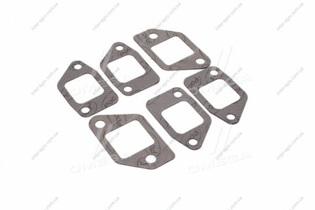 Ремкомплект прокладок випускного колектора ЗІЛ-130 (6 наймен.) Рось-гума 130-1008000