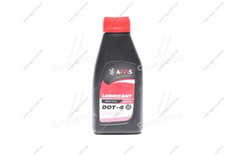 Жидкость тормозная DOT4 (Каністра 350ml/375г) (AXXIS) AXXIS Польша AX-26461.0.375