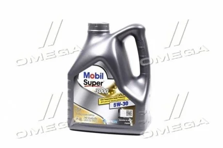 Олива моторна Mobil SUPER 3000 XE 5W-30 (Каністра 4л) MOBIL 153326