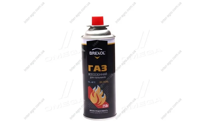 Газ всесезонный для горелок (баллон 250г) BREXOL BR-0250g (фото 1)