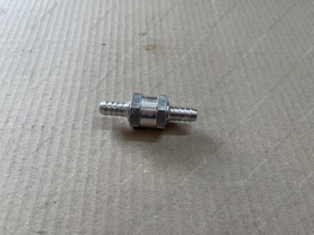 Фото 1 - клапан паливний зворотний (алюмін.) D штуцерів 10мм RIDER RD 98.18.41 Клапан паливний зворотний (алюмін.) D штуцерів 10мм RIDER RD 98.18.41 (фото 1)