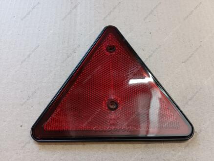 Світловідбивач трикутник червоний (чорна окантовка) Tempest TP 71.01.20