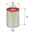 Фильтр воздушный УАЗ Patriot, Hunter 2.7 (077-1109080) (пр-во WIX-FILTERS) WIX FILTERS WA9822 (фото 1)