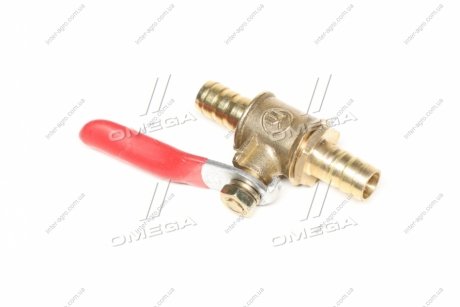 Фото 1 - кран шаровой латунный со штуцером (елка) 8х8 RIDER RD 57.37.02 Кран шаровой латунный со штуцером (елка) 8х8 RIDER RD 57.37.02 (фото 1)