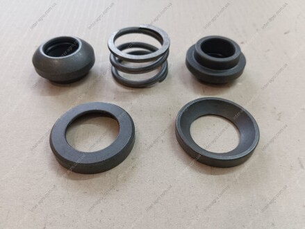 Ремкомплект головки наконечника кулисы КАМАЗ (пружина + сухари + втулки) S.I.L.A. 14.1703200РК (фото 1)