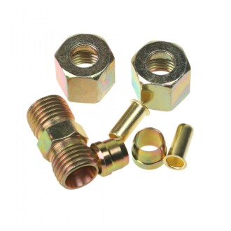 Ремкомплект для соединения ПВХ тормозных трубок ф 8 (металл) из 7 наименований S.I.L.A. ФТ8 (фото 1)