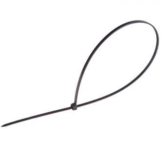 Стяжка пластикова 4х300 мм (100 шт) чорна S.I.L.A. SL11.183810