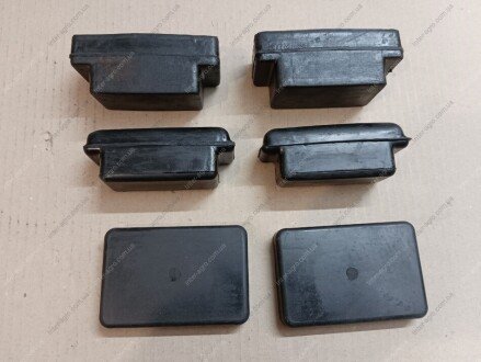 Подушка рессоры ГАЗ 3307, 3309, 4301, 53 передней (комплект 6 шт) RIDER 52-2902431