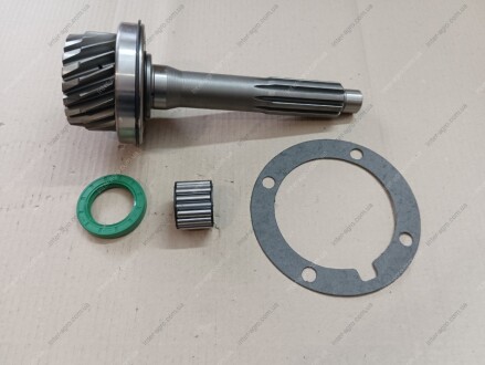 Вал первинний КПП ЗІЛ 130 у зборі 20 зуб, (підшипники) DETALKA 130-1701025-В