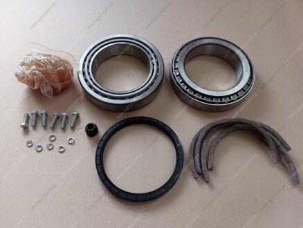 Ремкомплект ступиці УРАЛ 375, 4320 колеса переднього (підшипники, сальники, мастило) DETALKA 2007124