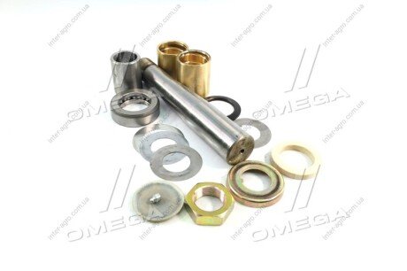 Шкворень в комплекте КРАЗ, МАЗ 500 (к-кт на одну сторону, подшипник) DETALKA 500А-3000100-01