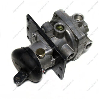 Кран гальмівний 2-х секц. з важелем ЗІЛ, КАМАЗ, УРАЛ (S.I.L.A. AC) S.I.L.A. 100.3514008