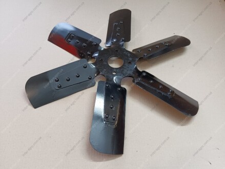 Фото 1 - крыльчатка вентилятора ЯМЗ-238 6 лопастей метал. (ДК) Дорожня карта 238-1308012-А4 Крыльчатка вентилятора ЯМЗ-238 6 лопастей метал. (ДК) Дорожня карта 238-1308012-А4 (фото 1)