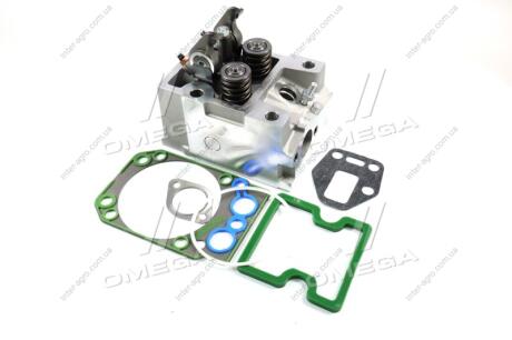 Фото 1 - головка блока КАМАЗ в сборе (клапана, стойка коромысла, прокладка МЕТАЛЛОФТОРСИЛИКОН, кольца) DETALKA 740.1003010-20 Головка блока КАМАЗ в сборе (клапана, стойка коромысла, прокладка МЕТАЛЛОФТОРСИЛИКОН, кольца) DETALKA 740.1003010-20 (фото 1)