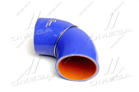 Патрубок повітряного фільтра КАМАЗ D = 68 мм кутовий силікон Tempest 54112-1109600