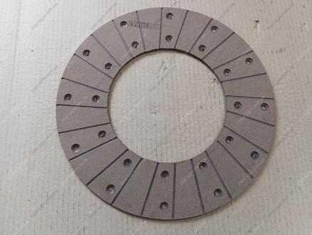 Фото 1 - накладка диска сцепления ГАЗ-53, 66 сверленая ТРИБО 53-1601138 Накладка диска сцепления ГАЗ-53, 66 сверленая ТРИБО 53-1601138 (фото 1)