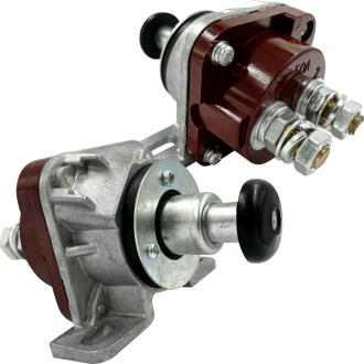 Вимикач маси ручний (кнопковий) 50А, 12В 2-х контактний МТЗ-823, 952, 1221 JFD 1212.3737-04