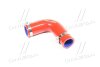 Патрубок радіатора ЗІЛ, УРАЛ водяного насоса (СИЛІКОН червоний,D=30 мм, L=220 мм) з хомутами DETALKA 130-1303030 (фото 1)