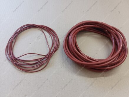 Кольцо уплотнительное гильзы КАМАЗ к-кт на двигатель (8 тонких + 16 толстых) красный силикон (ПХТ, Украина) ПРОМХІМТЕКС ТОВ 740.1002031/024