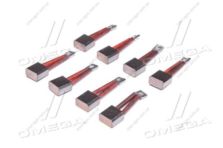 Щетка стартера КАМАЗ СТ-142 (8 штук с изоляцией) DETALKA СТ142.3708050