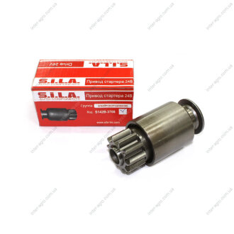 Привод стартера КАМАЗ СТ142Б, 3002, 3212 Z=10 (S.I.L.A. AC) S.I.L.A. СТ142Б-3708600