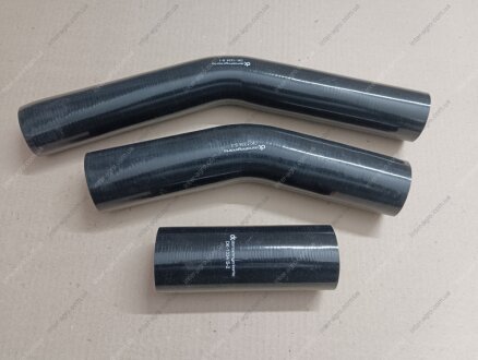 Патрубок радиатора ЗИЛ 130 (комплект 3 шт силикон) (ДК) Дорожня карта DK-1334 S