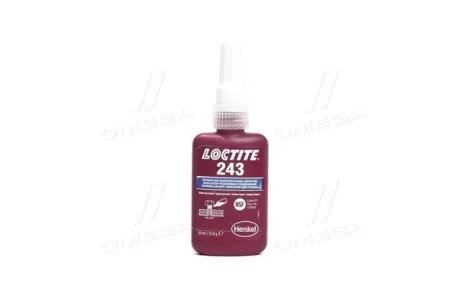 Фіксатор різьби Loctite 243 анаеробний, середньої міцності 50 мл LOCTITE 1335863