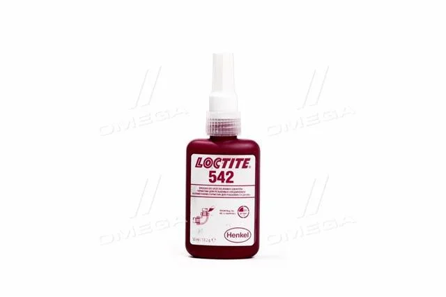 Фіксатор різьби Loctite 542 анаеробний, середньої міцності для різьби до 3/4" 50мл LOCTITE 246613 (фото 1)