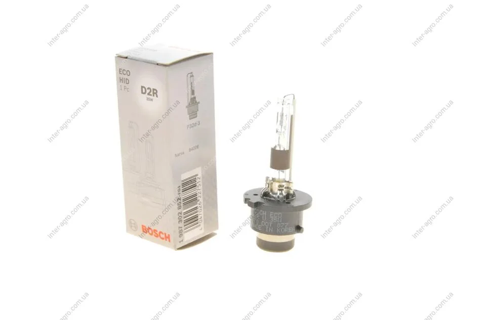 ЛАМПА D2R 35W P32D-3 ECO HID (КАРТОН 1 ШТ) (вир-во) BOSCH 1 987 302 852 (фото 1)